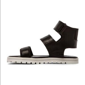 Kelsi Dagger Supreme ankle black sandals leather 8